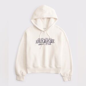 Abercrombie & Fitch white hoodie Large